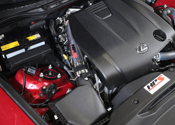 HPS Performance Post MAF Air Intake Tube Kit Installed Lexus 2014-2016 IS250 2.5L V6 Non F-Sport 27-560