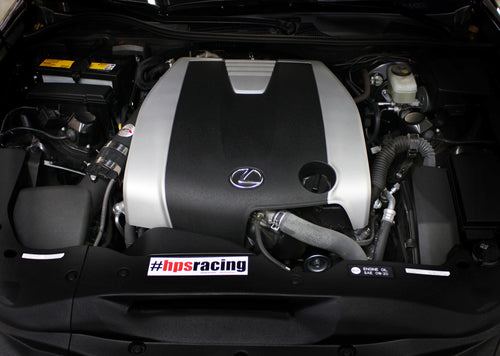 HPS Performance Post MAF Air Intake Tube Kit Installed Lexus 2015-2019 RC350 3.5L V6 F-Sport 27-569