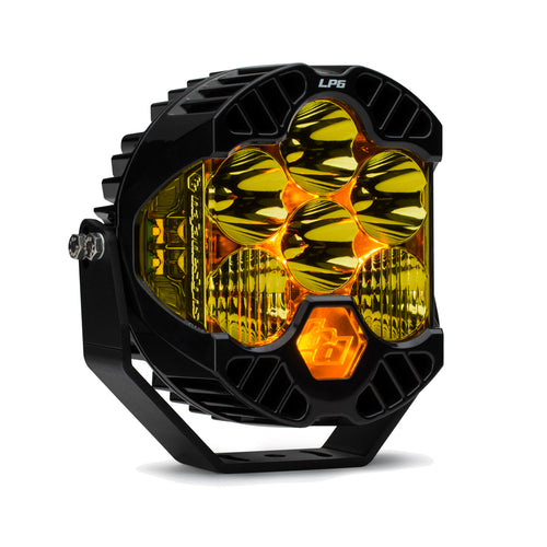 Baja Designs 6" LP6 Pro LED Amber Color Driving Combo Light Kit - Single New