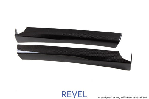 Revel GT Dry Carbon Fiber Door Trims Front Left & Right - Tesla Model 3 (2017-2020)