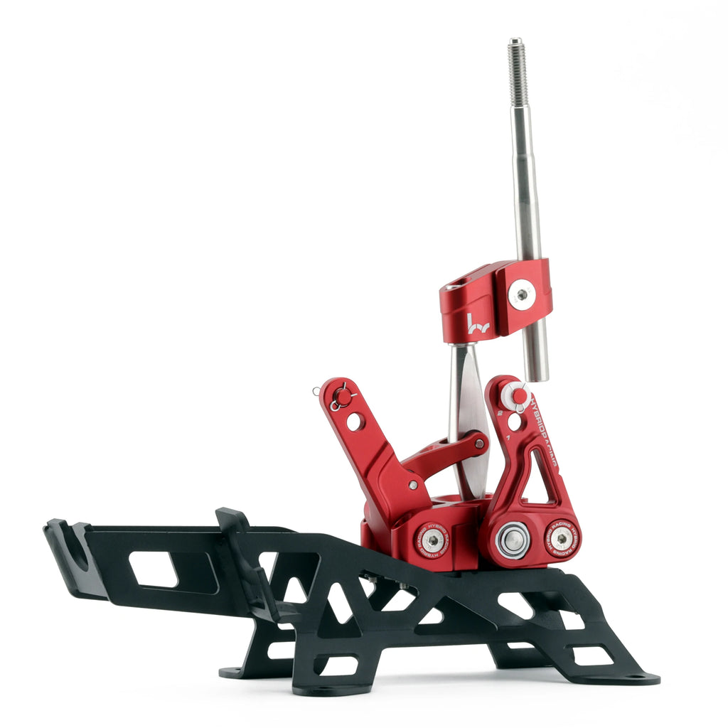 Hybrid Racing V3 Performance Adjustable Short Shifter - Red - Acura RSX / Type S / K Swap