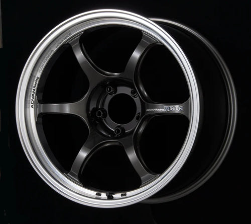 Advan Racing RG-D2 Machining & Black Gunmetallic Wheel - 15x8.0 +28 4x100