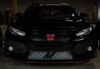Mishimoto Performance Intercooler Kit Black Core Black Piping - Honda Civic Type R FK8 (2017+)