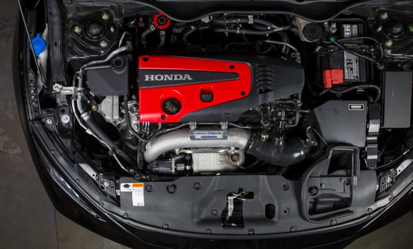 Mishimoto Performance Black Aluminum Coolant Reservoir Expansion Tank - Honda Civic Type R FK8 (2017+)