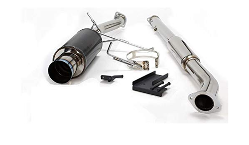 HKS Carbon Ti Bolt-On Cat-Back Single Exit Exhaust System - Mitsubishi Lancer EVO 8 9 (2003-2006)