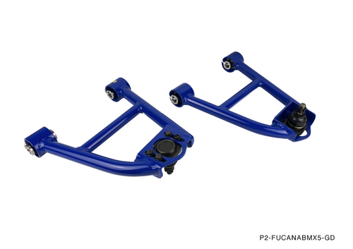 Phase 2 (P2M) Adjustable Front Upper Camber Control Arms Set FUCA - Miata NA NB (1990-2005)