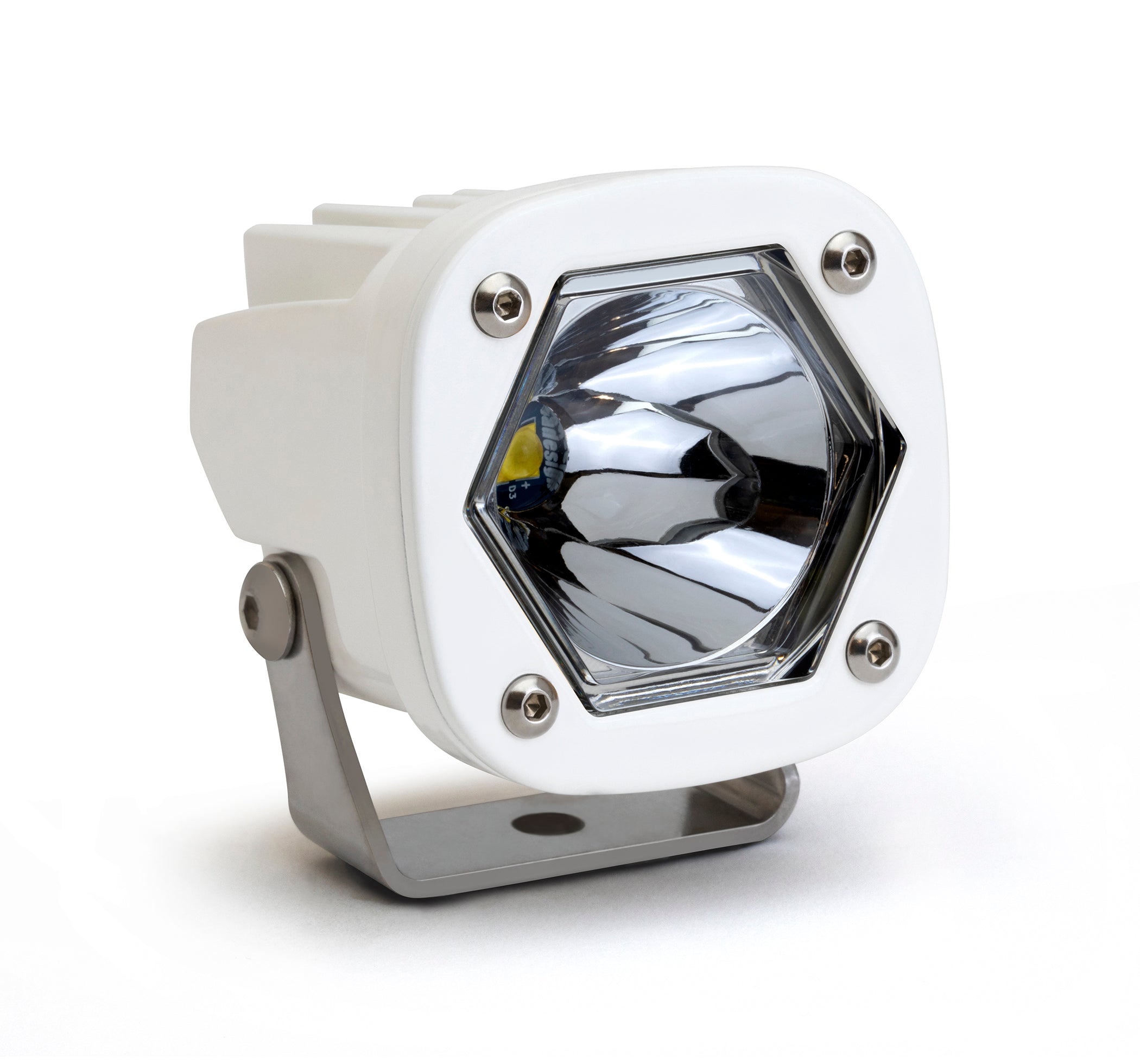 Baja Designs 2.1" White S1 LED Light w/ Mounting Bracket - Spot