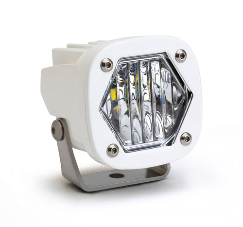 Baja Designs 2.1" White S1 LED Light w/ Mounting Bracket - Wide Cornering - Pair