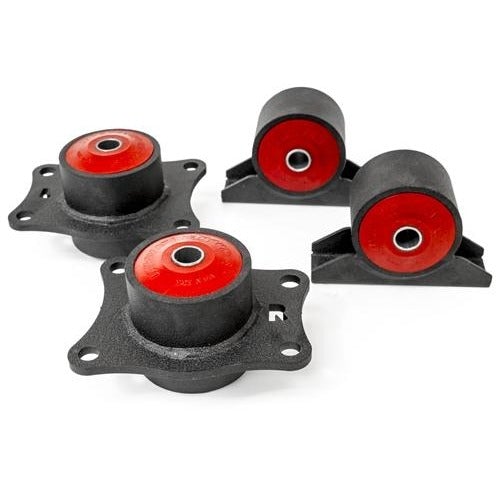Innovative 75A Reinforced Black Rear Differential Mounts Kit - Honda S2000 AP1 AP2 (2000-2009)