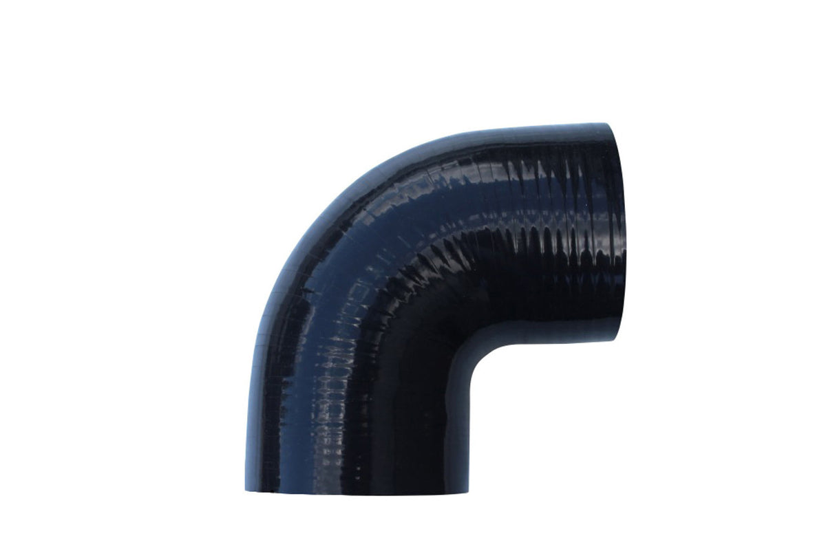 IS-90400 - ISR - Silicone Coupler - 4.00" 90 Degree - Black