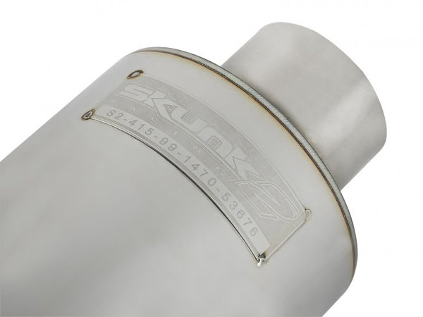 Skunk2 Racing Mega Power Muffler - 2.25" Inlet x 4.00" Outlet - Universal