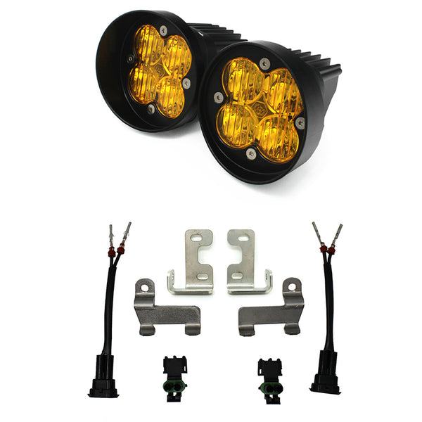 Baja Designs Squadron Sport Amber WC Fog Pocket Kit - Toyota Tacoma (2012-2022)