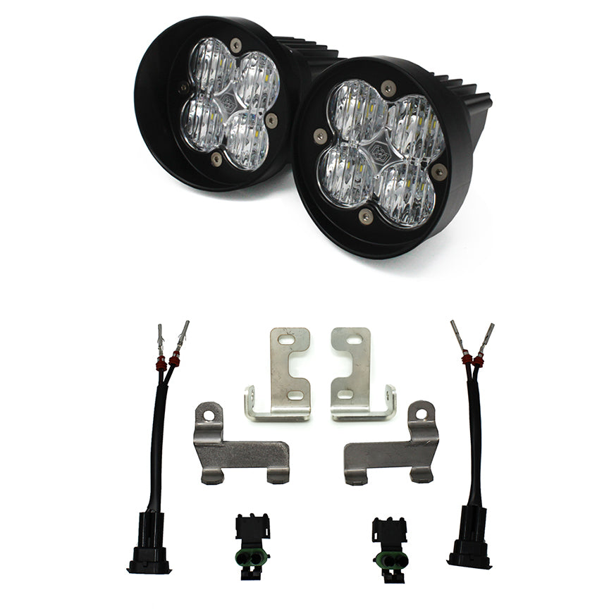 Baja Designs Squadron Sport Clear WC Fog Pocket Kit - Toyota Tacoma (2012+)