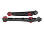 Skunk 2 Alpha Adjustable Rear Lower Control Arms Set - Black - Honda CRX / Civic / Del Sol