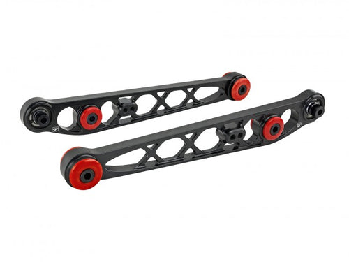 Skunk 2 Ultra Rear Lower Control Arms Set - Black - Honda Civic EK (1996-2000)