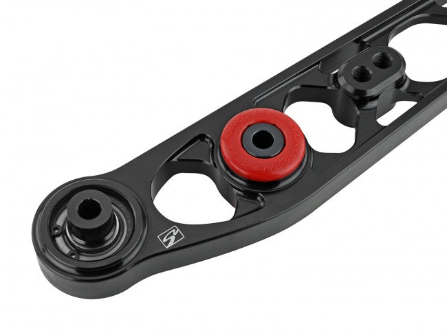 Skunk 2 Ultra Rear Lower Control Arms Set - Black - Honda Civic EK (1996-2000)