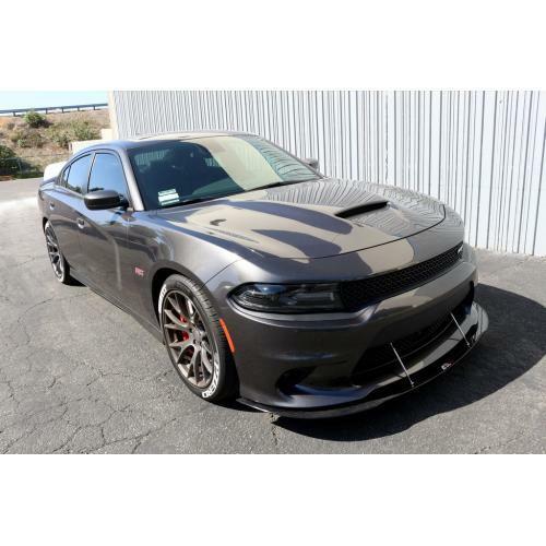 APR Performance Carbon Fiber Wind Splitter w/ Rods -Dodge Charger SRT-8 Scat Pack / Hell Cat (2015+)