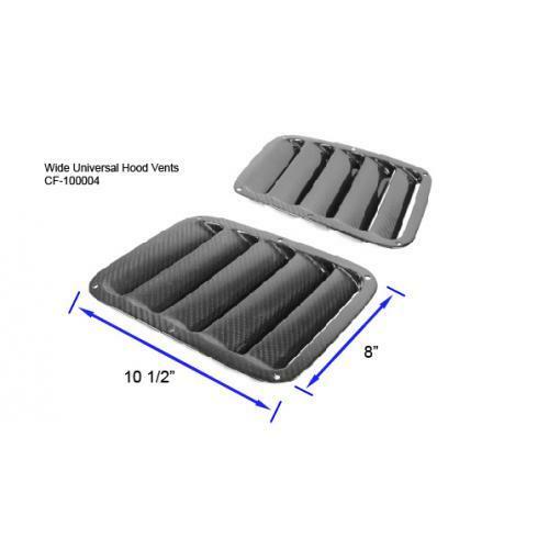 APR Performance Carbon Fiber WIDE Hood Cooling Vents Set - Universal