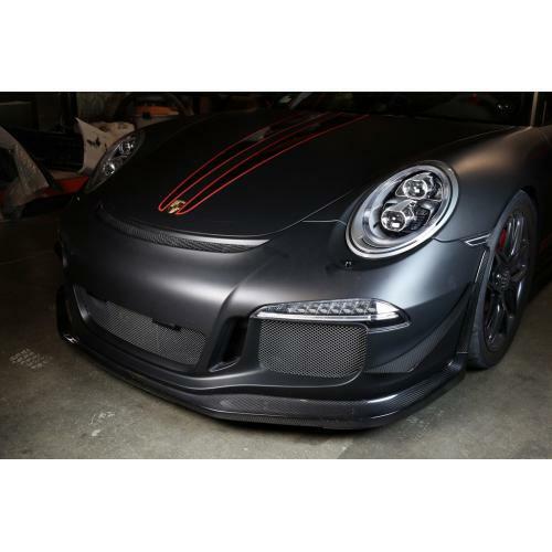 APR Performance Carbon Fiber Front Bumper Canards Set - Porsche 911 991.1 GT3 (2013-2017)