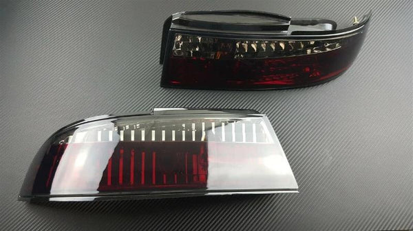 Phase 2 Motortrend (P2M) 3pc Crystal Clear Smoked Taillight Kit  - Nissan 240sx S14 (1995-1998)