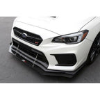 APR Performance Carbon Fiber Wind Splitter & Rods - Subaru WRX & STi w/ OE Lip (2018+)