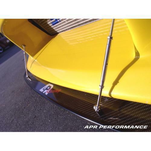 APR Stainless Steel 10mm Front Wind Splitter Support Rods Set w/ Quick Release