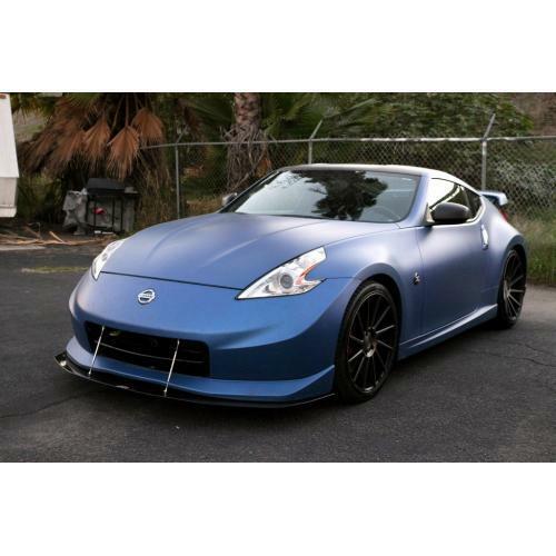 APR Performance Carbon Fiber Front Wind Splitter w/ Support Rods - Nissan Z34 370z Nismo (2009-2014)