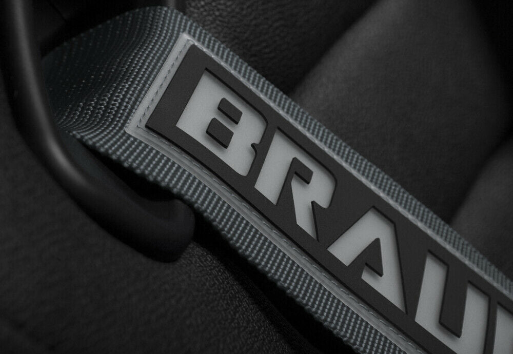 Braum Racing 5 Point 3" Inch SFI Certified 16.1 Racing Harness - Gun Metal