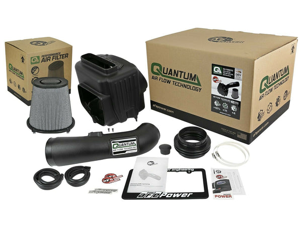 aFe Quantum Pro DRY S Cold Air Intake Sierra HD 17-19 Silverado HD 17-19 Duramax