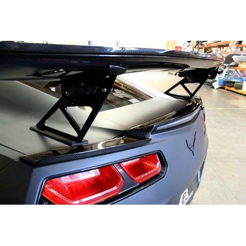 APR Performance Carbon Fiber GTC-500 Wing Spoiler 74" w/ Spoiler Delete - Chevrolet Corvette C7 & Z06 (2014-2019)