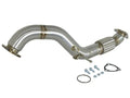 AFE Takeda Twisted Steel 3" Rear Down / Mid Pipe - Honda Civic Type R FK8 (2017-2021)