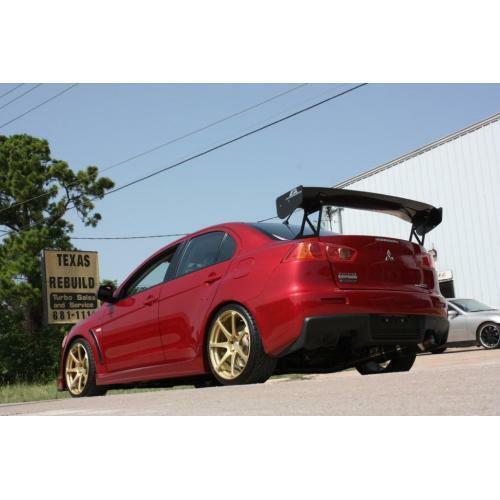 APR Performance Carbon Fiber GTC-300 67" Adjustable Wing Spoiler - Mitsubishi Evolution Evo X (10) [2008-2016]