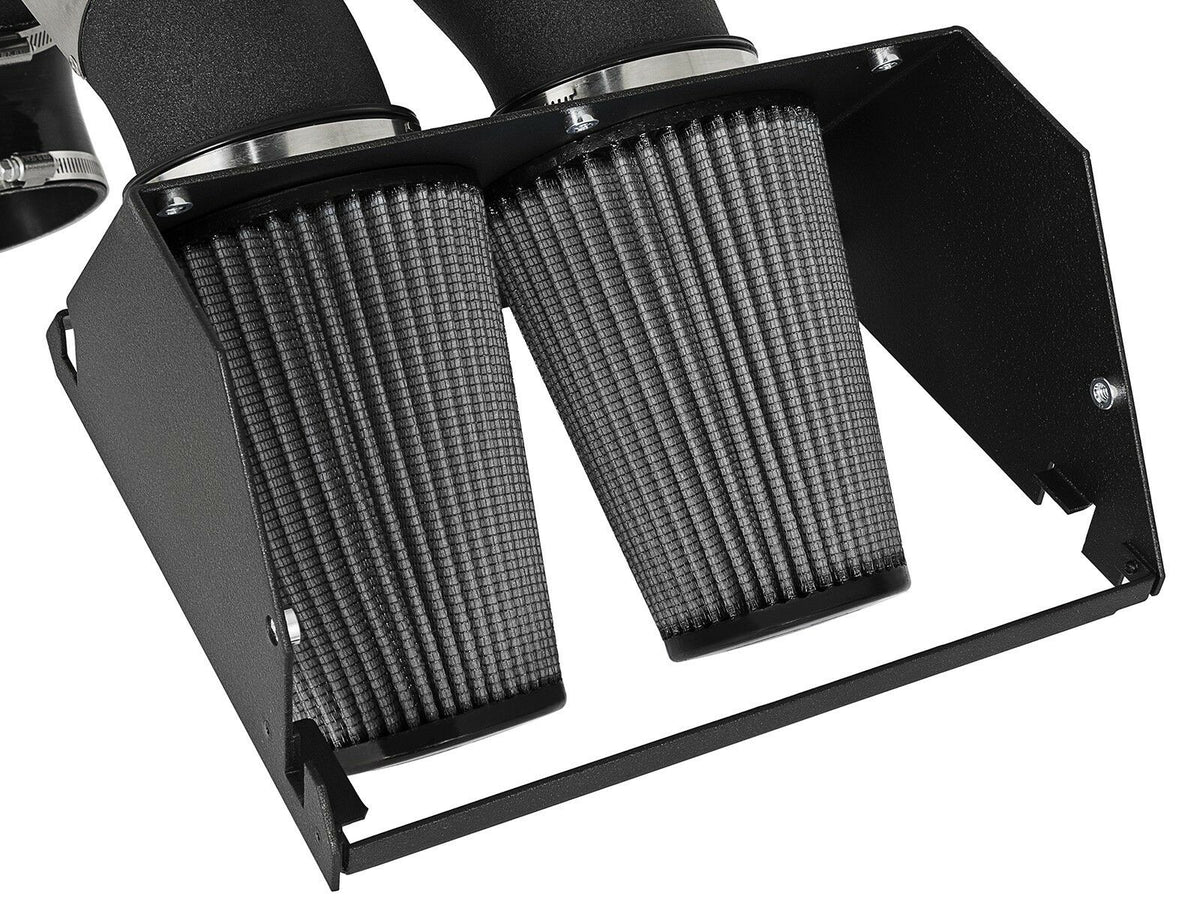 aFe Magnum Force 3-1/2" Stage 2 Pro Dry S Cold Air Intake Super Raptor 17+ Black