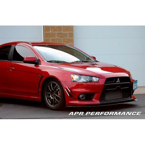 APR Performance Carbon Fiber Front Wind Splitter w/o OE Lip - Mitsubishi Lancer Evolution X (2008-2015)