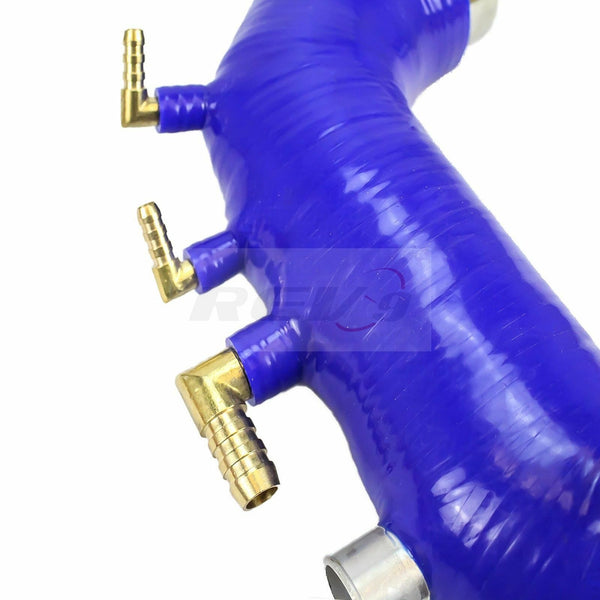 Rev9 Power Silicone Turbo Inlet Intake Hose Tube - Blue - Subaru WRX EJ25 (2008-2014)