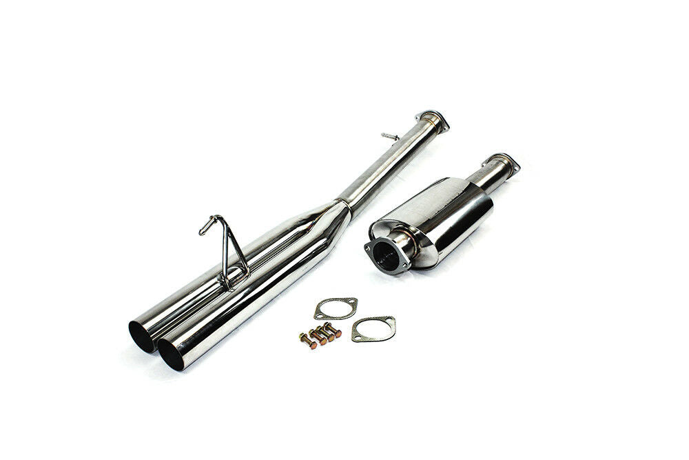 IS-EPDUAL-350Z - ISR 3" EP Straight Pipe Dual Tip Exhaust System -Nissan 350z