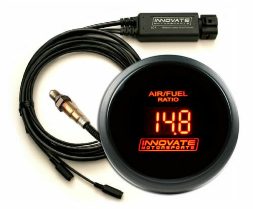 Innovate LC2 Wideband O2 & DB 52mm Kit (RED Gauge) Display LC-2 Tuner Combo