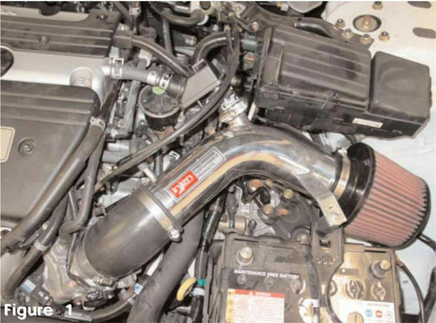 Injen IS Short Ram Cold Air Intake System (Polished) - Accord 2.4L w/o MAF LEV (2003-2007)