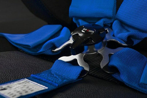 Braum Racing 5 Point 3" Inch SFI Certified 16.1 Racing Harness - Blue