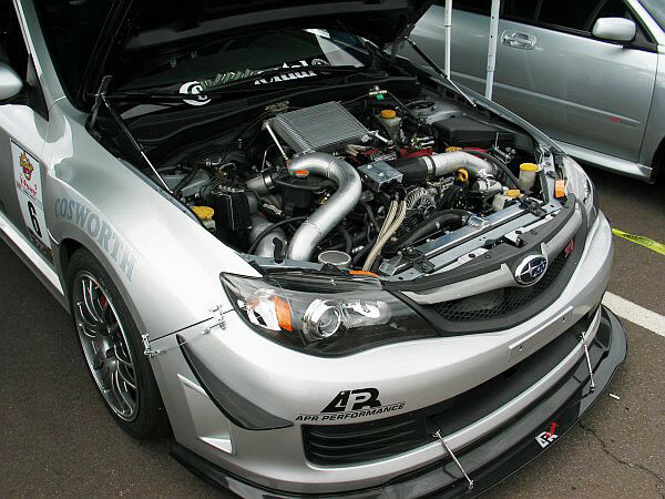 APR Performance Carbon Fiber Front Wind Splitter - Subaru STi (2008-2010)