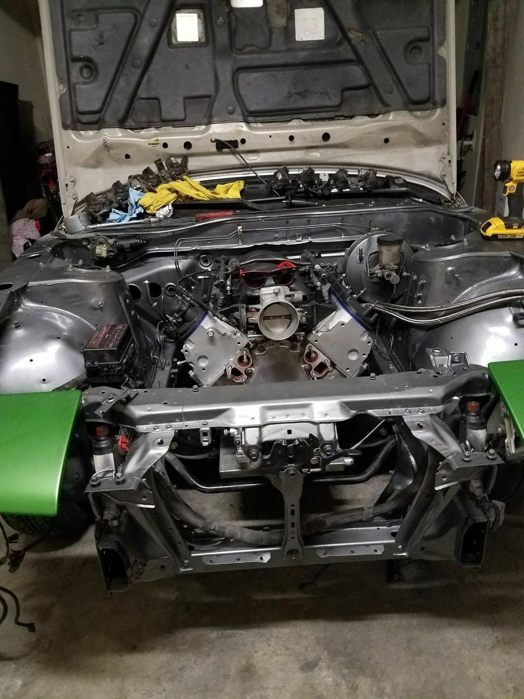ISR Performance LS Swap Mounting Kit - Nissan 180sx 240sx S13 S14 (1989-1998)