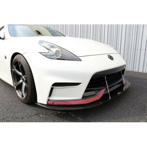APR Performance Carbon Fiber Front Wind Splitter w/ Rods - Nissan Z34 370z Nismo ONLY (2015+)