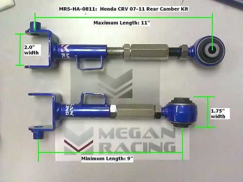 Megan Racing Rear Camber Arms - Honda CR-V (2007-2011)
