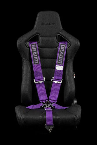 Braum Racing 5 Point 3" Inch SFI Certified 16.1 Racing Harness - Purple