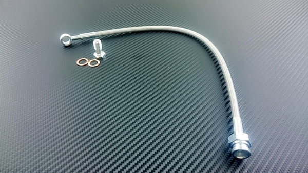 Phase 2 Motortrend (P2M) Stainless Steel Braided Clutch Line - Honda Fit (2007-2008)