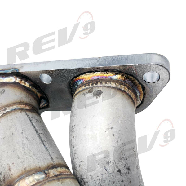 REV9 HP Ram Horn Equal Length T3 Turbo Manifold - Honda Civic CRX / Acura Integra B16 B18 AC/PS