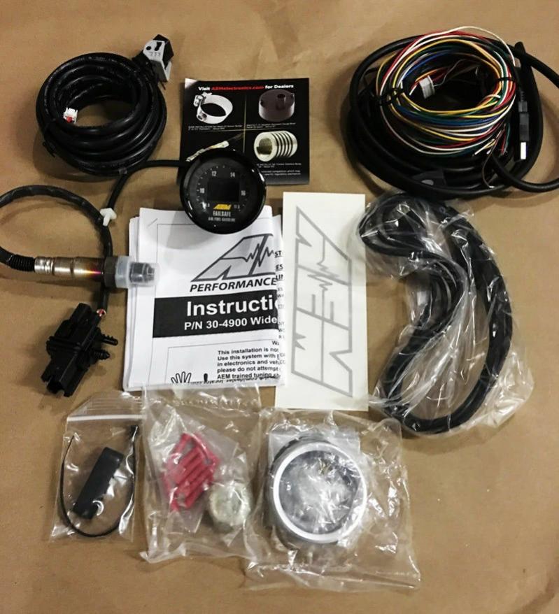 AEM Digital Wideband UEGO Fail Safe Air / Fuel & Boost Vacuum Gauge All In One