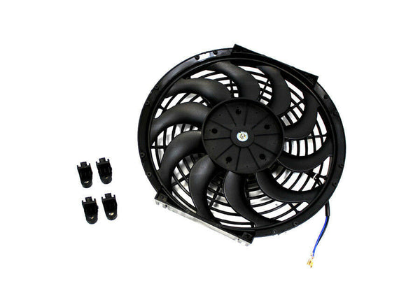 ISR Performance Electric Radiator Slim Cooling Fan 12" - Universal