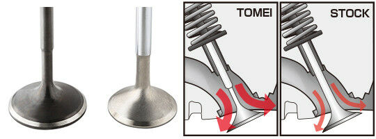 Tomei Oversize Racing Valves Set - Nissan 240sx S13 S14 SR20DET