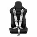 Braum Racing 5 Point 3" Inch SFI Certified 16.1 Racing Harness - White